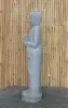 Product image 3 of the product “Standing Buddha made of Riverstone in Dharmachakra position - gesture of wheel of the teaching of Dharma. About 151cm height ”